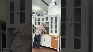 Sebelum beli lemari dapur, cek 3 hal ini dulu!#fyp #furniture #tips #lemaridapur#bahanbesi