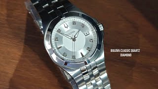 BULOVA CLASSIC QUARTZ Diamond 豬柳蛋推介《2019 nos 復古經典⌚八角形 💎8粒鑽石銀白色錶盤 ✨》快閃優惠😱HK899🌟 TEL 9167 7026👍 