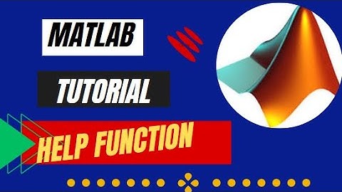 MATLAB HELP Function