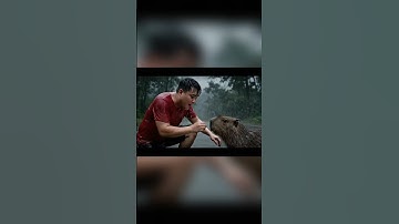 Capybara vlog : Capy tìm người cứu chị giữ bão tố #capybara #phimhoạthình #ytshorts #trending