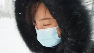 371.没有什么可以阻挡我去批改大学生 的期末考试 试卷 威海 暴雪也不行