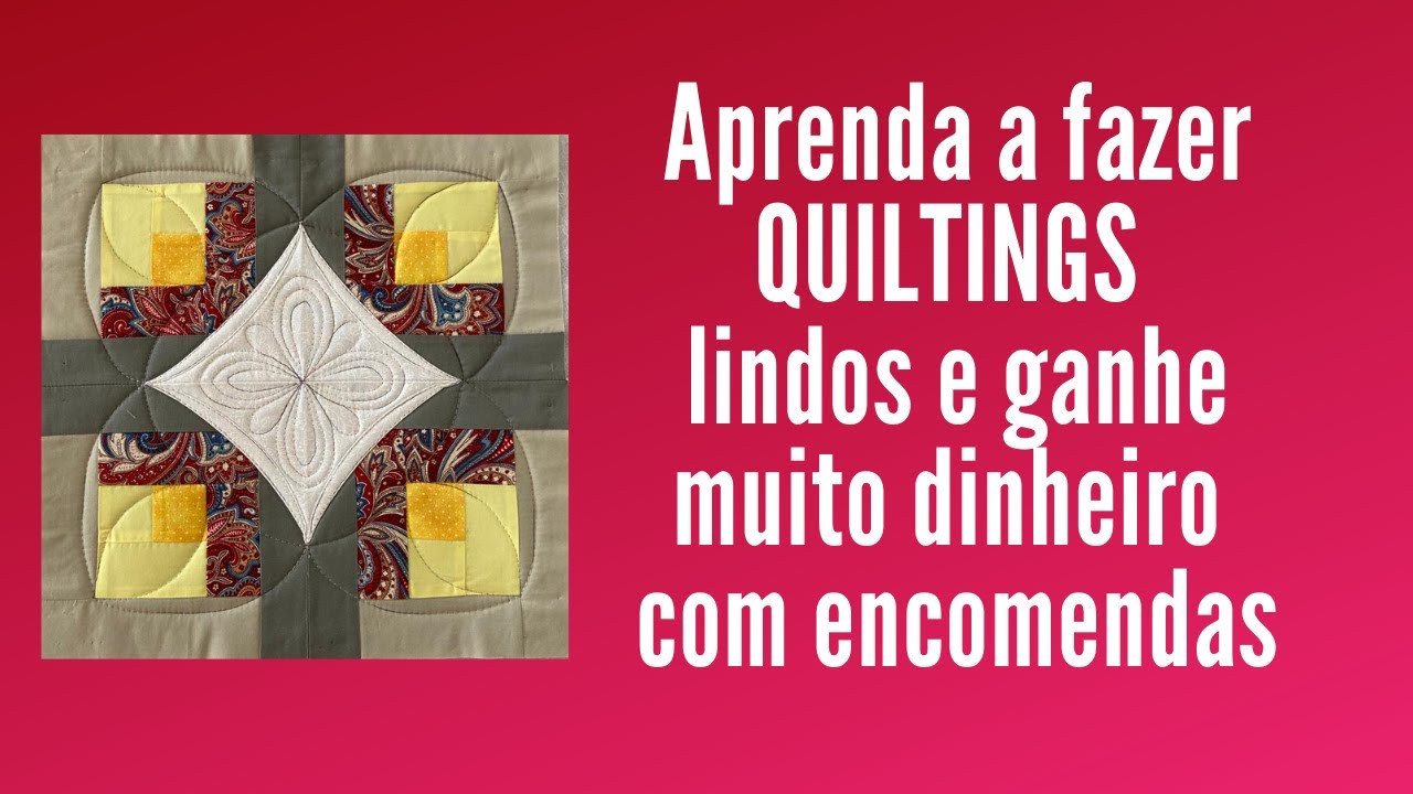 Como fazer quilting de forma simples e fácil sem precisar de réguas caras ou pés de quilting