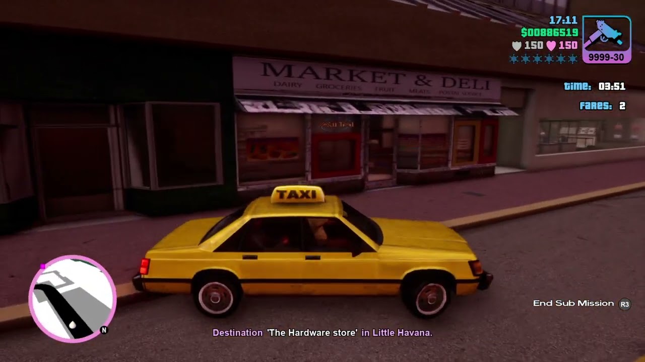 Grand Theft Auto: Vice City – The Definitive Edition Taxi Missions #312