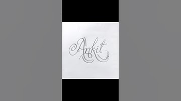 Ankit name calligraphy #ytshorts #youtubeshorts #calligraphy