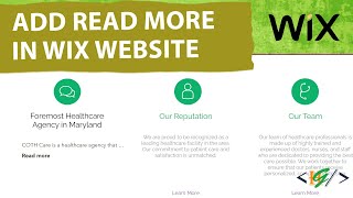 How to Add Read More Text in Wix Site | Collapsible Text
