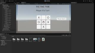 Tic Tac Toe Game using Unity