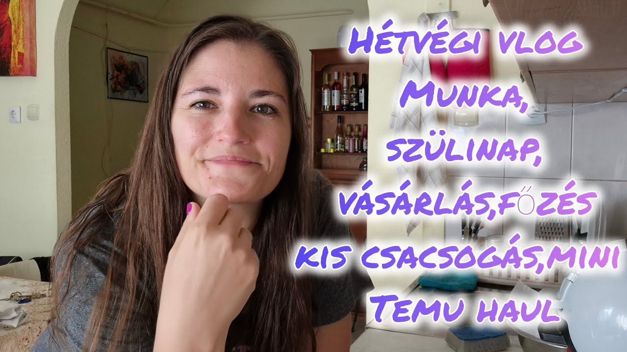 Hétvégi vlog // szülinap // főzés // csacsogás #vlogs #vlog #cooking 