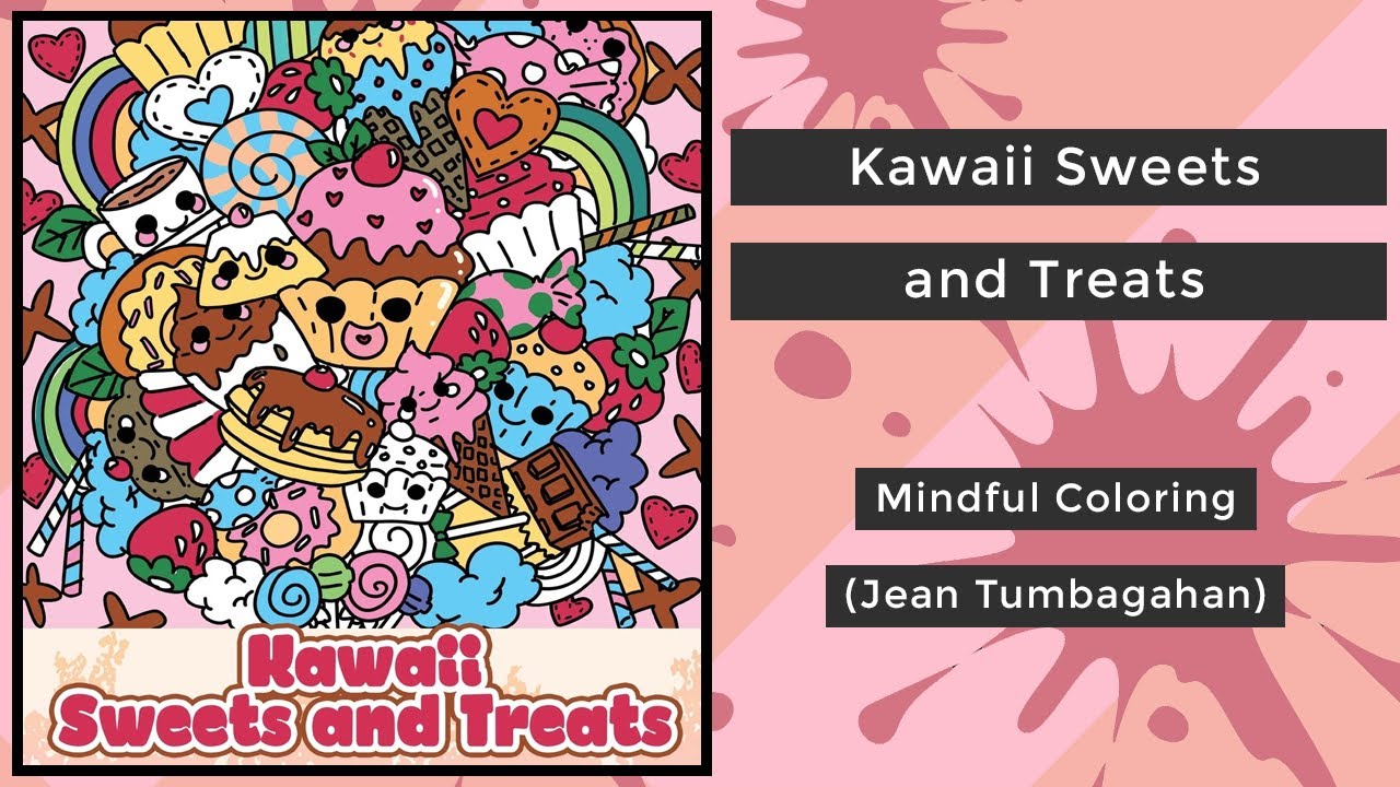 8700 Kawaii Sweets Coloring Book Free