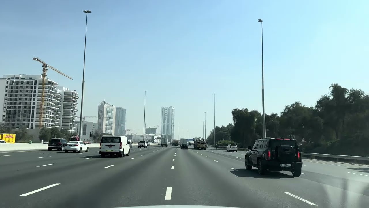 Harmony 1 to Jaddaf S19 Hotel 🇦🇪 | Relaxing Dubai Drive | 4K 60FPS 10 February 2026