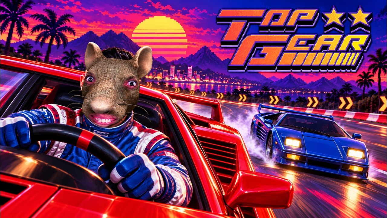 CARRERAS LOCAS EN TOPGEAR  SNES 💚 RANDOM | 🟡 REINICIA NIVEL | 🍊 DANCING 🌸 CIERRA JUEGO