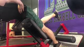 90 degree hyper single leg hamstring iso
