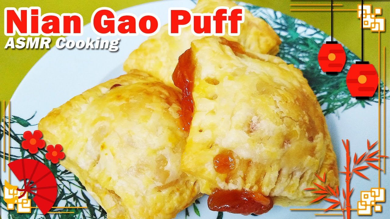 Make This with Nian Gao, Puff Pastry, & Sweet Potato Baked or Air Fry