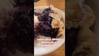 The pie was amazing #whitefish #loulascafe #rippysday #montanalife #montanalove