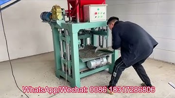 4-35B The entire set of small brick-making machine equipment#machine #bricks