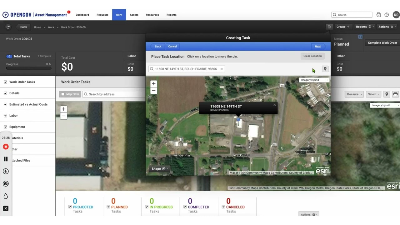Create a Repeating Work Order in Cartegraph