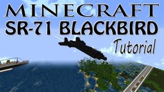 MINECRAFT / HYTALE : SR-71 BLACKBIRD TUTORIAL