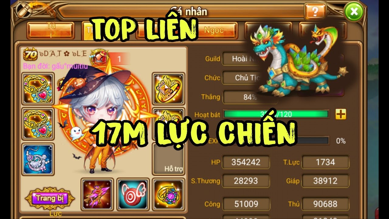 (GUNNY MOBI)  SIÊU PHẨM TOP LIÊN SV 17M LỰC CHIẾN