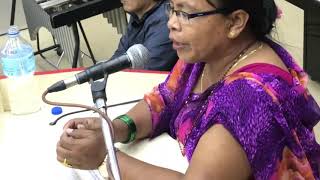 Bima kumari Dura at Radio Nepal Saaj Aawaz with Tika Bhandari