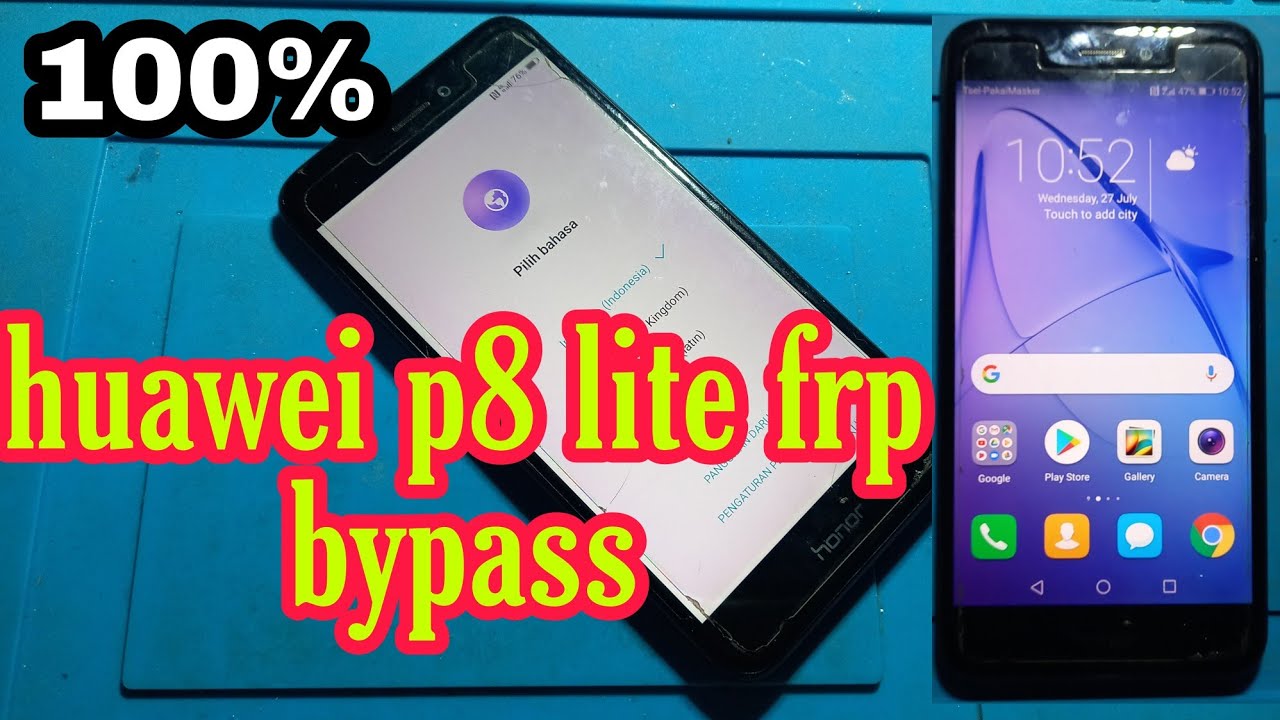 huawei p8 lite frp bypass without pc / pra-lx1 google account bypass