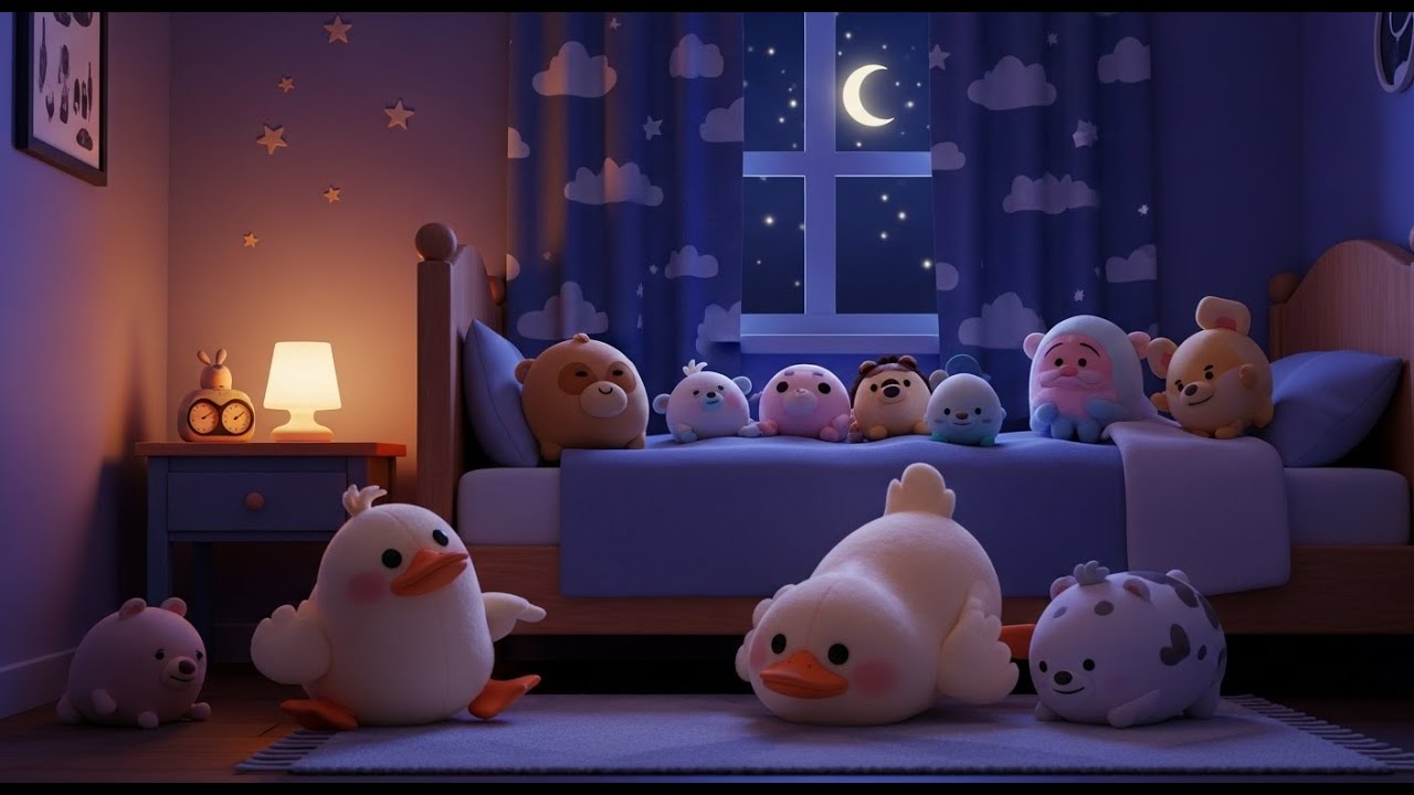 Teddy in Bed | Bedtime Lullaby for Kids | Nursery Rhymes & Sleep Songs for Children