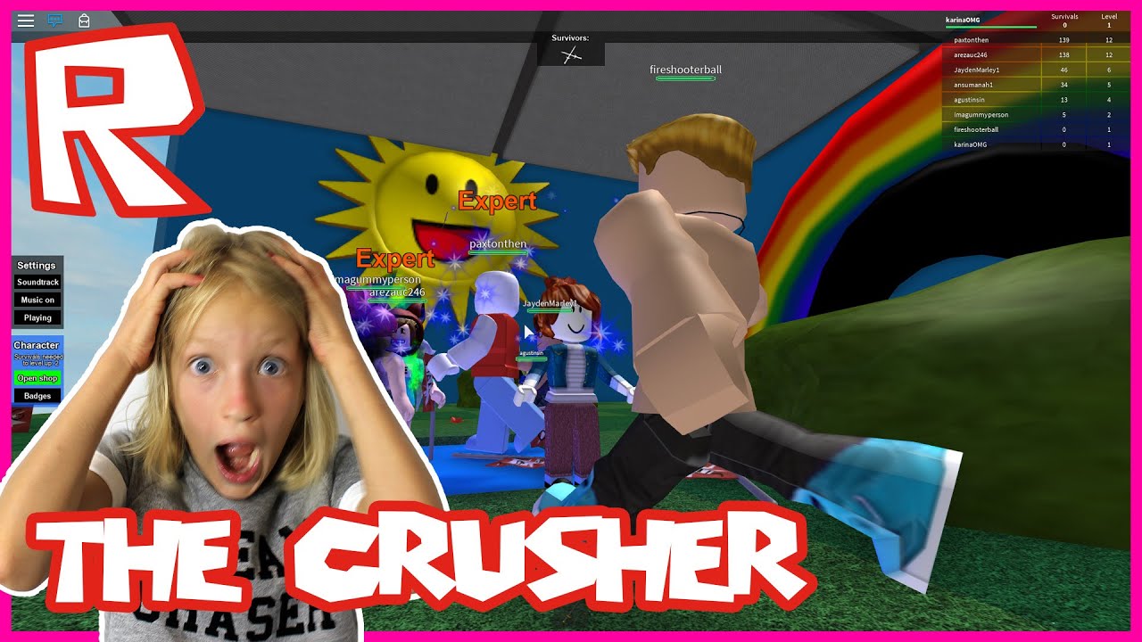 The Crusher Roblox Youtube - roblox crusher with xdarzethx invidious