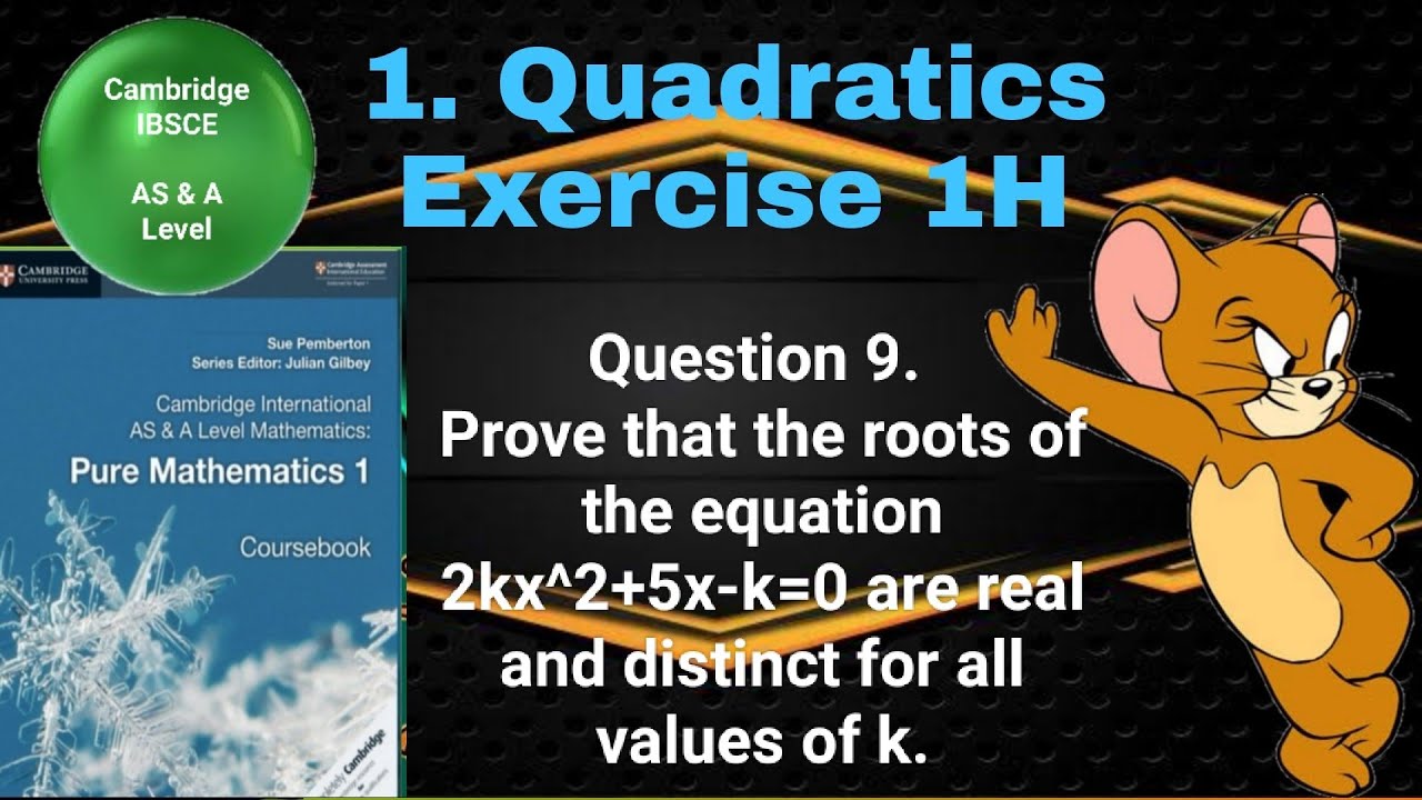 Prove That The Roots Of The Equation 2kx 2 5x k 0 Are Real And Distinct prove-that-the-roots-of-the-equation-2kx-2-5x-k-0-are-real-and-distinct