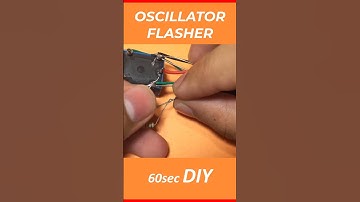 Simple Oscillator | Flasher | Blinking LED #DIY - #Shorts
