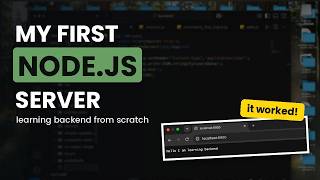 I built my first Node.js server (and it actually worked)