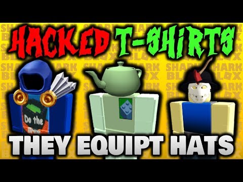 Hacked T Shirts Let People Wear Free Hats Roblox Youtube - hack epic fail shirt roblox