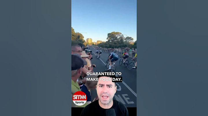 Cyclist race goes swimmingly 🤩