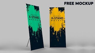 How to Make X-Stand Mock Up Photoshop Tutorial | Download Free Mockup How to Make X-Stand Mock Up Photoshop Tutorial | Download Free Mockup