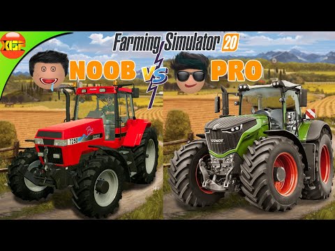 Noob? Vs Pro? Cultivating fields | Farming Simulator 20 | fs 20