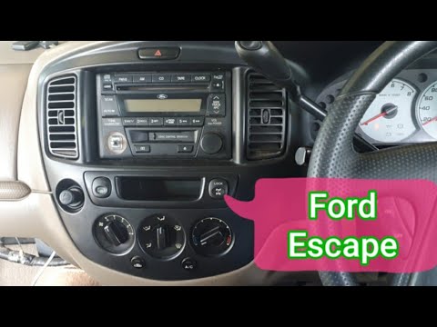 วิธีถอดหน้ากาก Ford Escape byดีพีประดับยนต์
