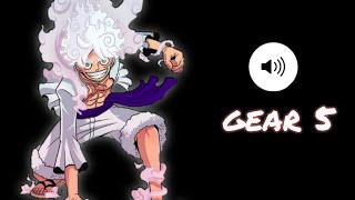 Luffy gear five /notification/tone