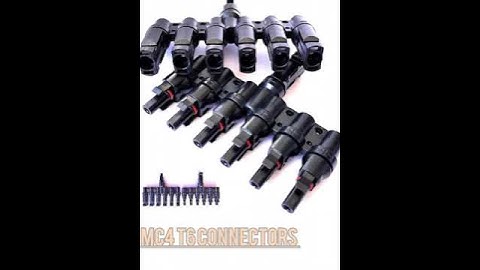 Megris Solar-MC4 Connectors I T2, T3, T4, T5, T6, Y2, Y3, In-line Fuse I Wide Range I Ready Stock