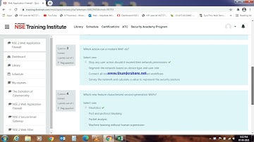 NSE 2 Web Application Firewall