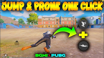 🔥HOW TO JUMP PRONE IN BGMI | ✅JUMP & PRONE SETTING ON BGMI / PUBG EMULATOR |