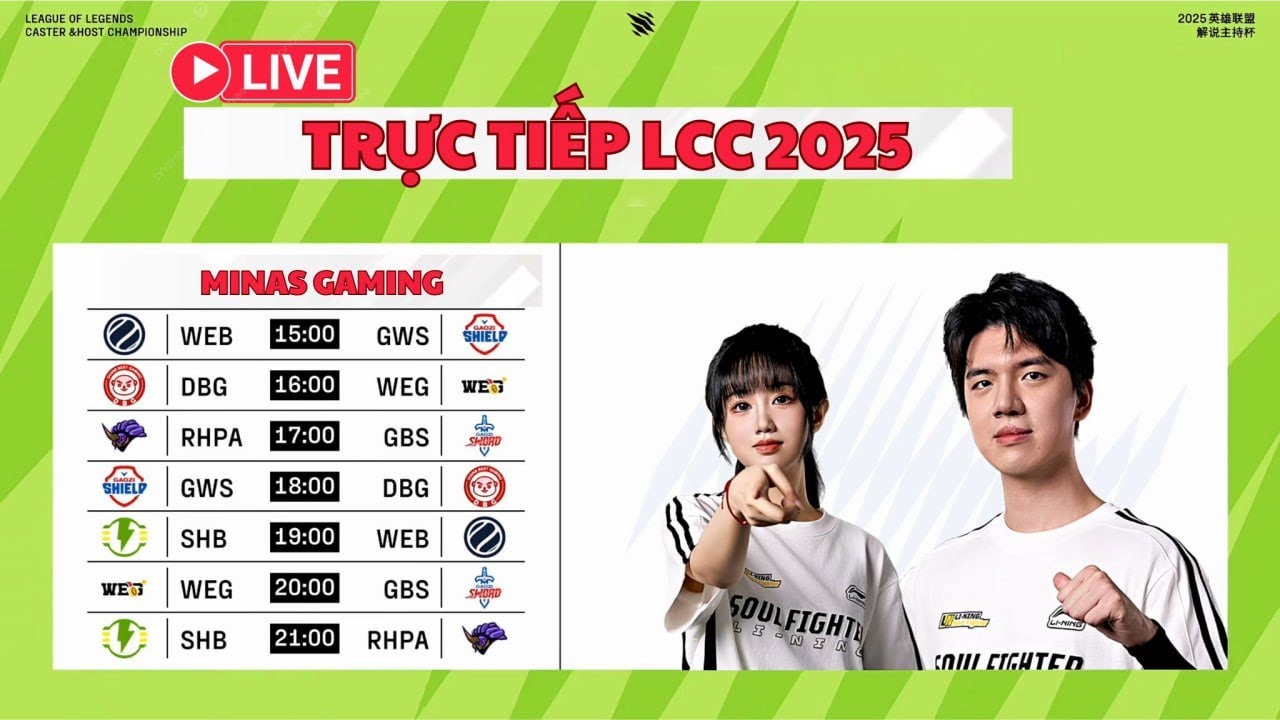 🔴TRỰC TIẾP League Casters and Hosts Championship 2025  | Minas