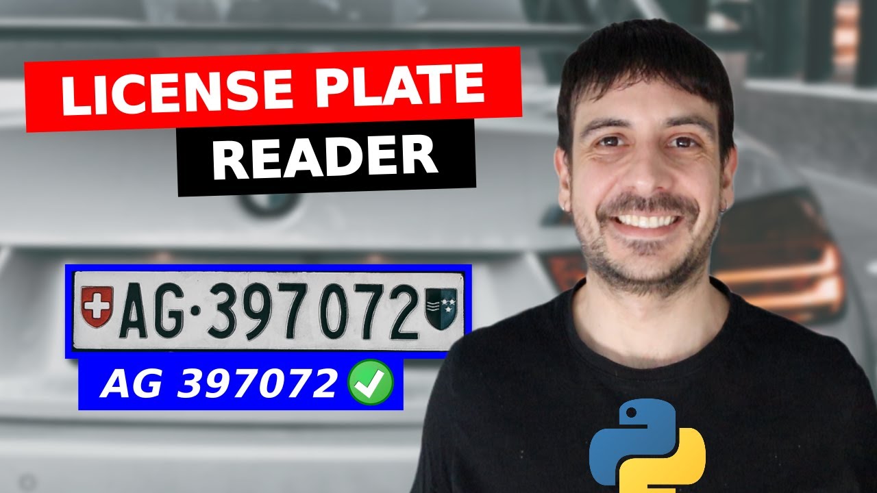 Automatic number plate recognition with Python Easyocr and OpenCV  Computer vision tutorial