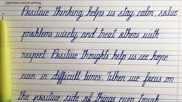 CURSIVE WRITING Tutorial in 4 lines note part 2