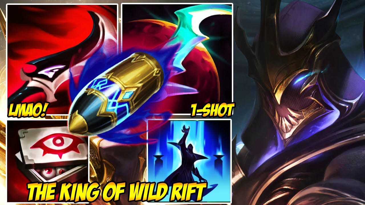 THE KING OF WILD RIFT WITH ZED - NOT EVEN TOWERS COULD STOP THIS ZED