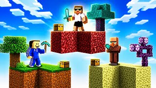Surviving Biome SkyBlock in Minecraft 🤯😱