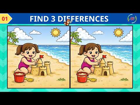 Find the differences | Detective skills 🐿️