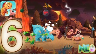 Dino Bash: Gameplay Walkthrough Part 6 - Level 21 - 24 Completed! (iOS, Android) screenshot 5