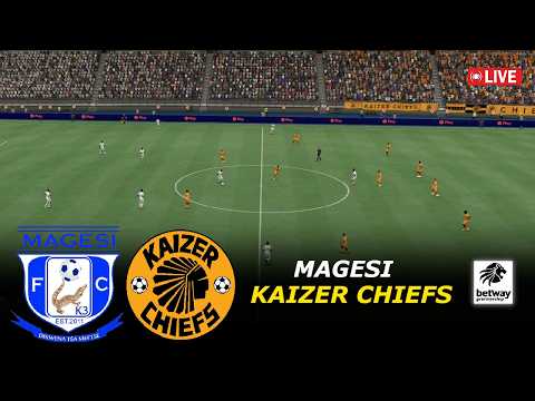 🔴Kaizer Chiefs vs Magesi Live | Betway Premiership 2025/26 | eFootball PES 21 Simulation thumbnail