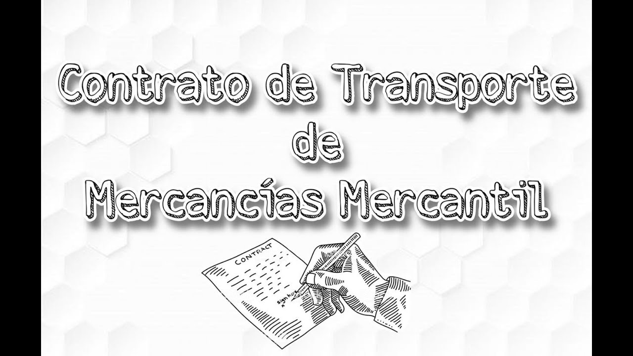 Contrato de Transporte de Mercancías: Caso Practico. - YouTube