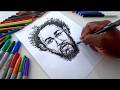 How to draw Kendrick Lamar by Artist Gregory Hilderbrand, Jr