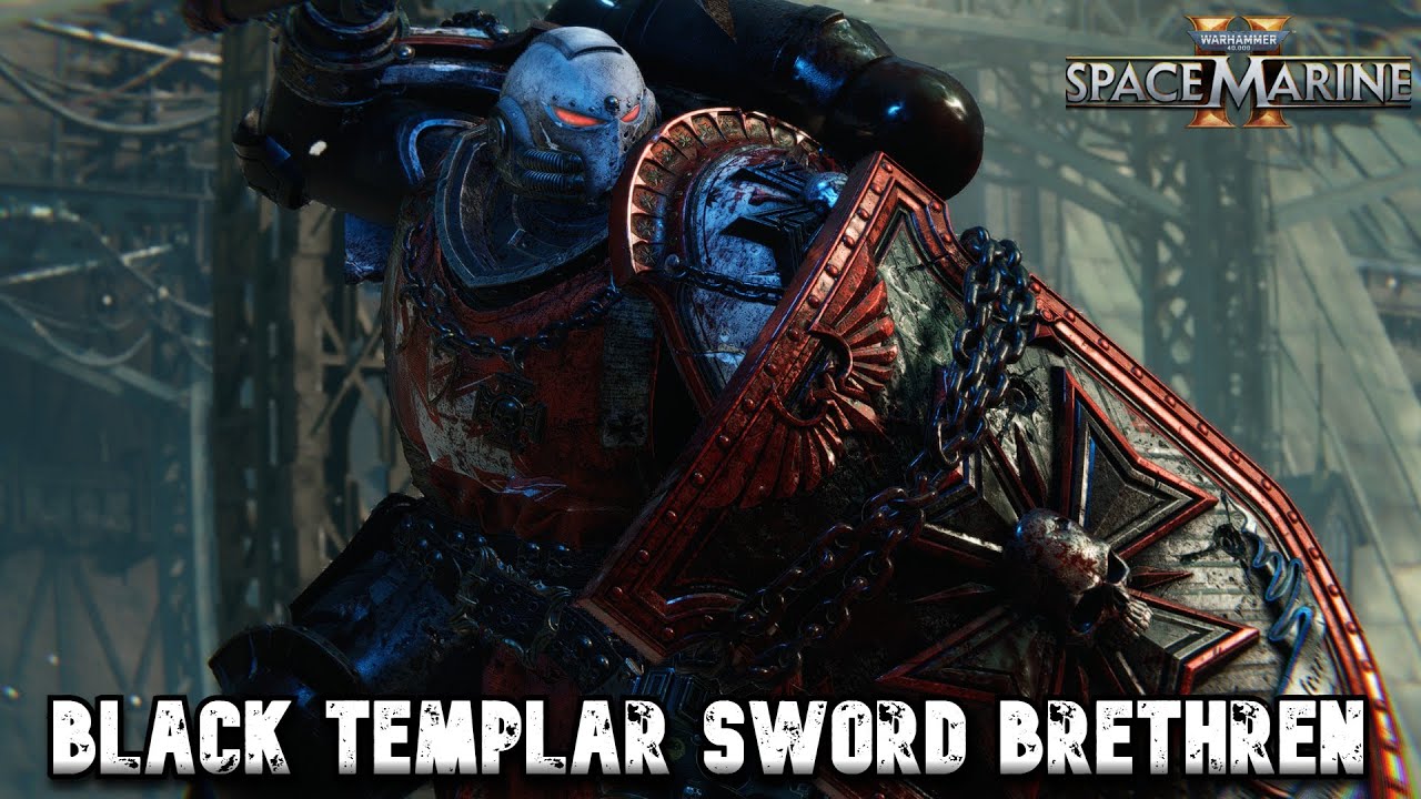 Black Templar Sword Brethren with Power Axe Gameplay! New Stratagem! - Warhammer 40K: Space Marine 2