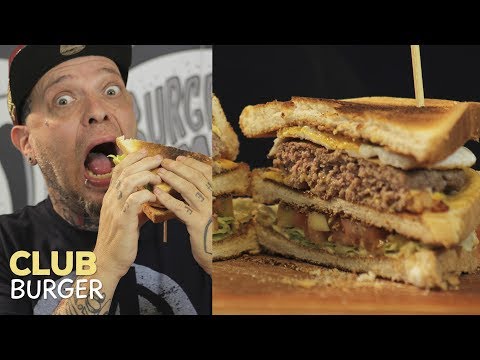 Hamburger Quadrado - Burger Club - Sanduba Insano