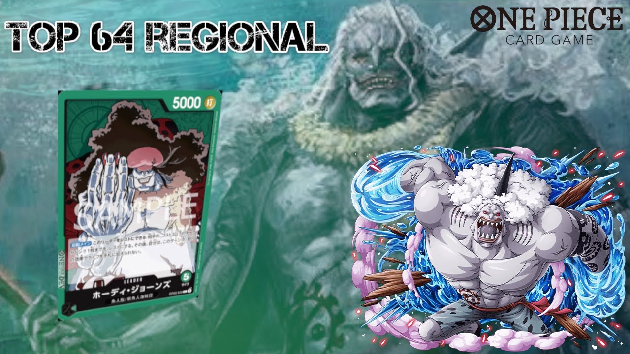 HODY JONES OP07 TOP64 REGIONAL NOHEROES DECK PROFILE & GAMEPLAY ONE